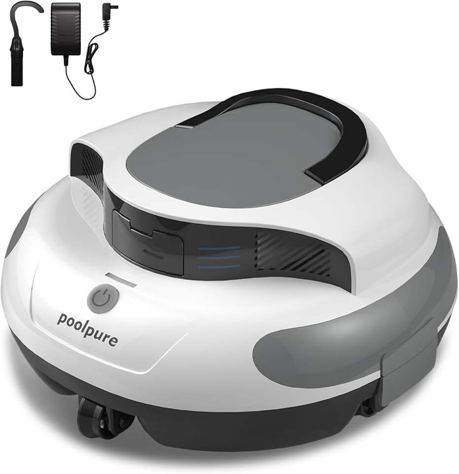 etevert - Robot piscine sans fil, 100min, 5000mAh, 90m², 2026