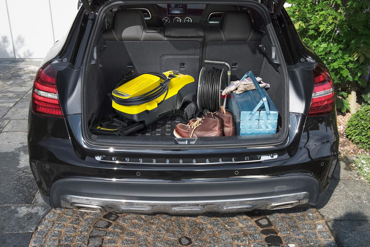etevert Nettoyeur Haute Pression K 5 Classic Home, Pression : max. 145 bar, Débit : 500 l/h, Surface : 40 m²/h, Filtre à Eau, Poids : 5,6 kg, Pistolet Haute Pression, Rotabuse, Lance, Kit Home