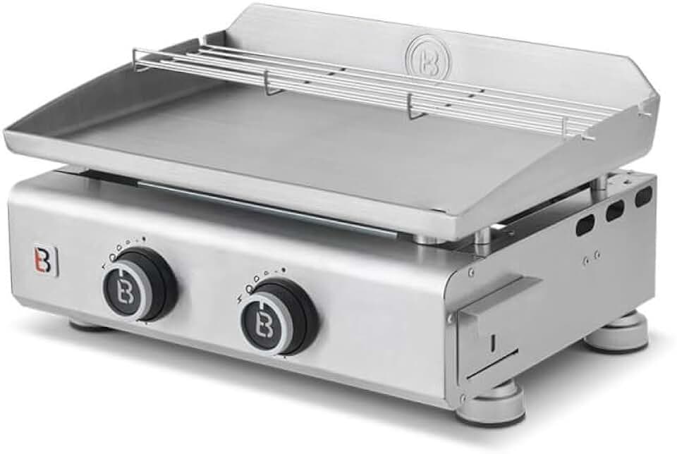 Favex - etevert plancha gaz inox 2 feux 52x34cm 5,3kW Stable Flame