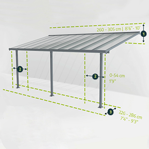 adjustable dimensions etevert etevert pergola