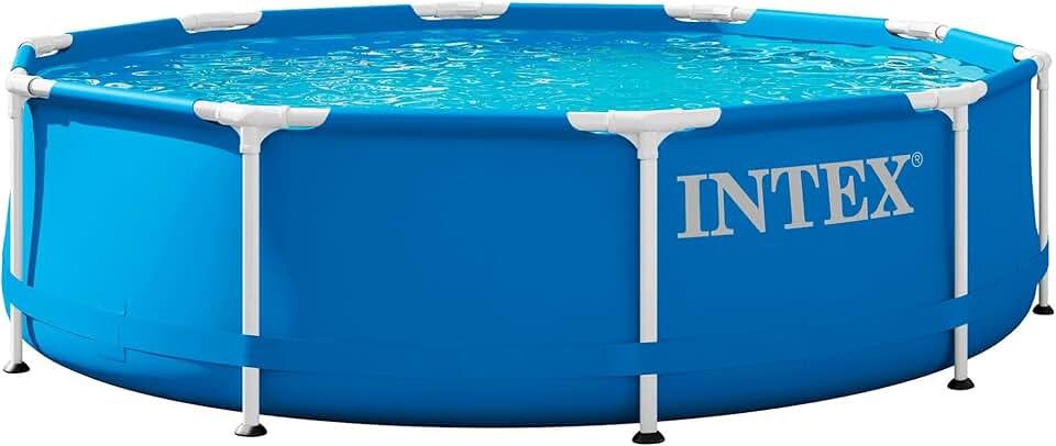 etevert - Piscine Cadre Métal - Ø305x76 cm - hors-sol, structure acier