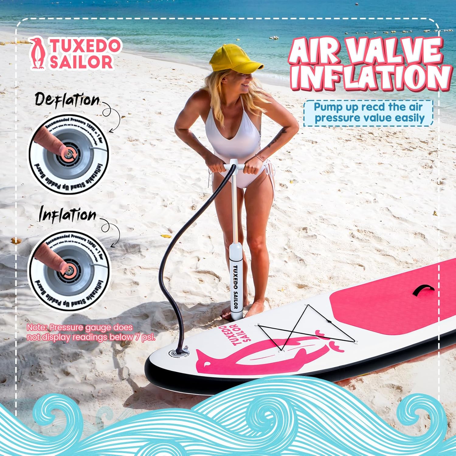 etevert - SUP gonflable adulte - Accessoires inclus - robuste