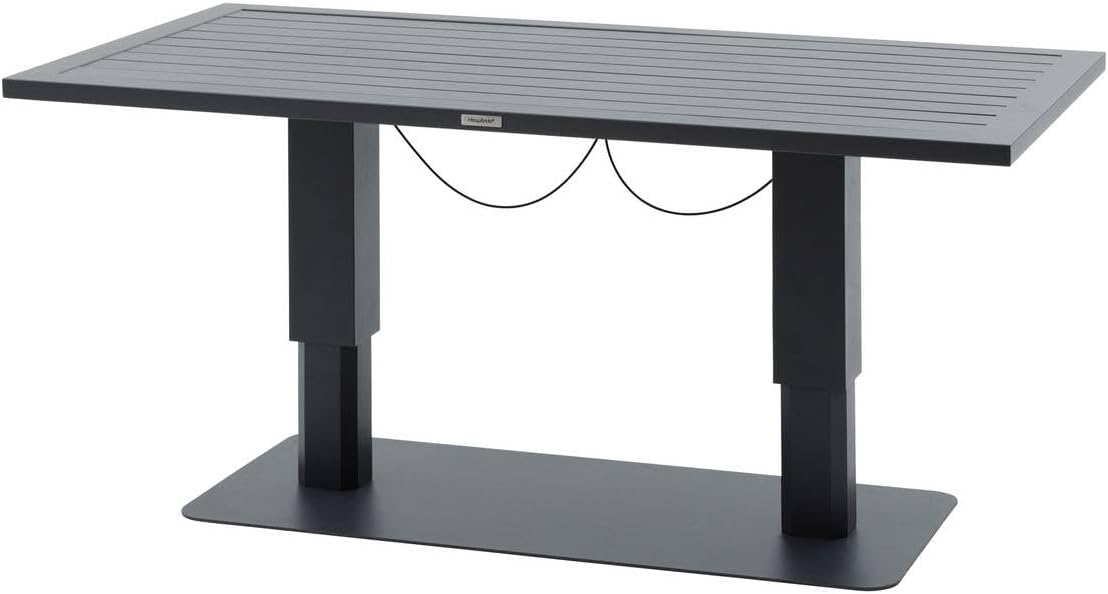 etevert - Salimia - 150x80 cm - table relevable, alu anticorrosion