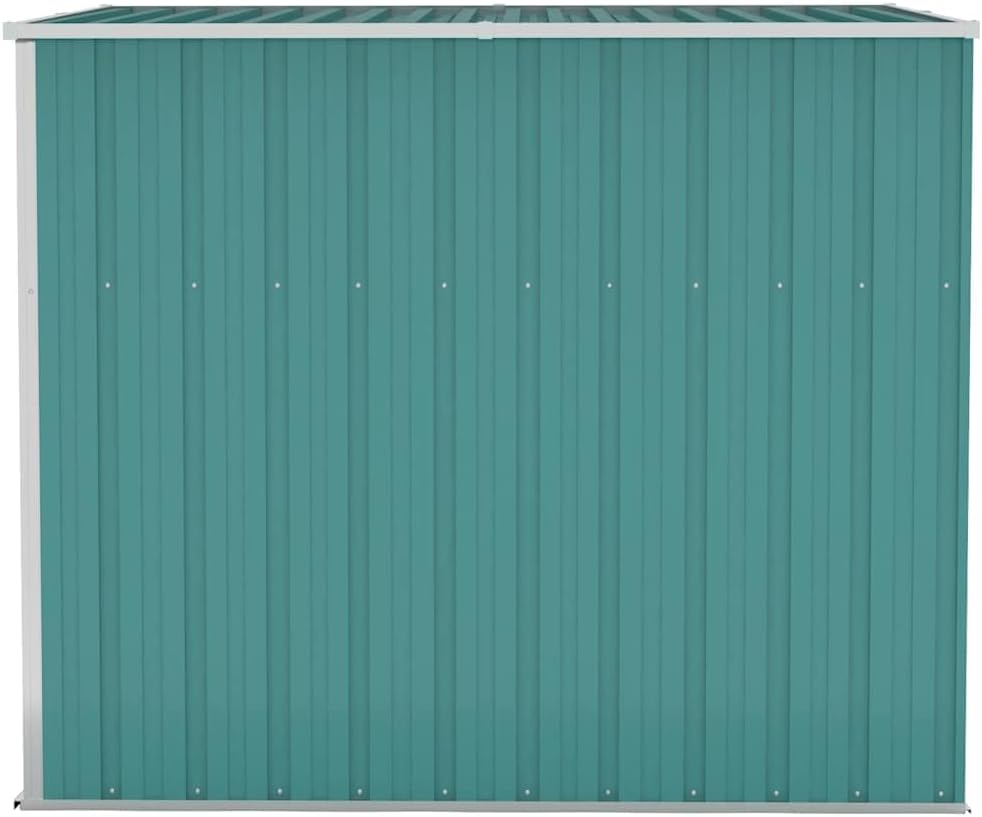 etevert Abri de Jardin Mural Vert 118x194x178 cm )