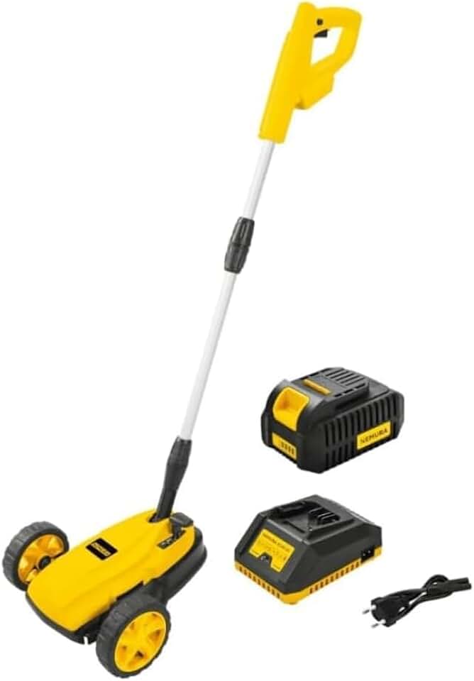 etevert - Mini Tondeuse 40V - 22cm coupe - Batterie 2Ah, chargeur rapide