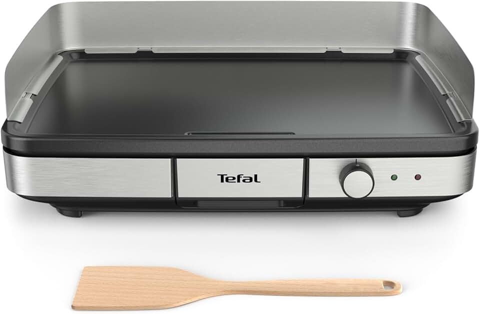 etevert - Maxi Plancha Inox - XXL 10/12 pers. - thermostat réglable - CB690D12