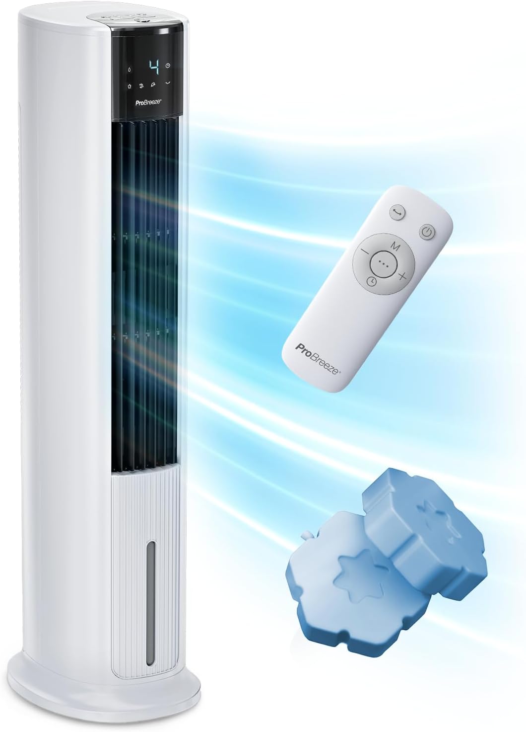 etevert OmniAir Rafraichisseur d’Air 7L 3en1, 7 Vitesses, 3 Modes, Oscillant, Minuterie 10h, Climatiseur Mobile Sans Évacuation, Silencieux, Sans Conduit, Ventilateur Refroidisseur d'Air