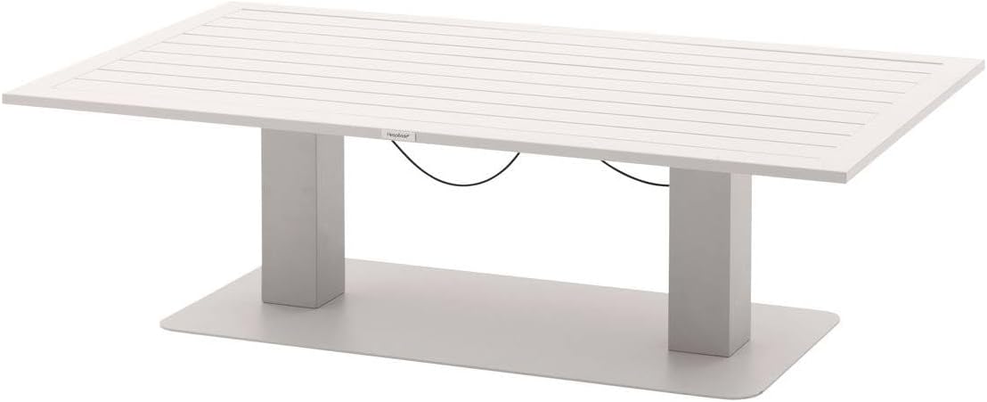 etevert - Salimia - 150x80 cm - table jardin relevable, alu, 6-8 pers