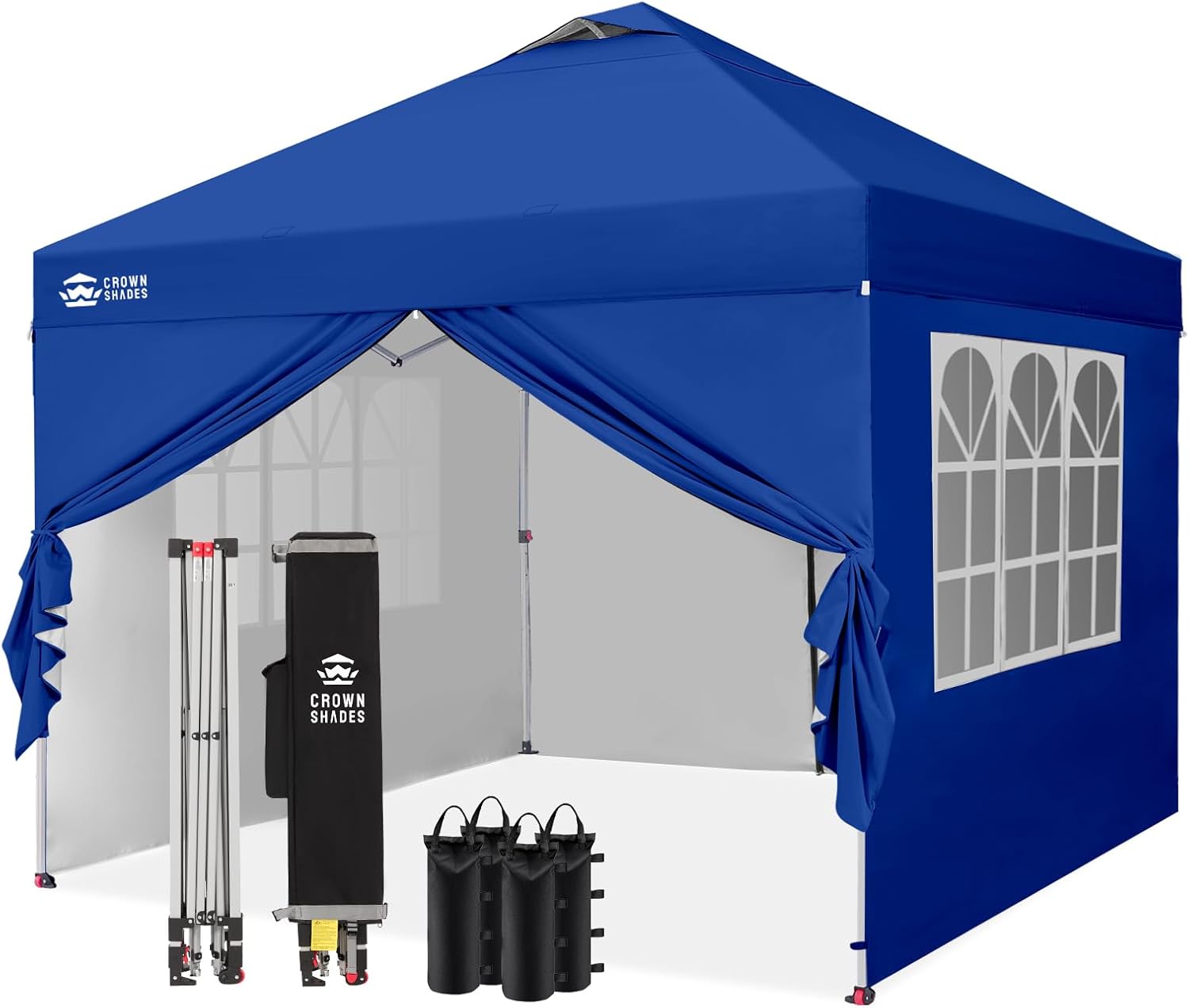 etevert - tonnelle pliante 3x3m - imperméable, UPF 50+, 4 parois amovibles