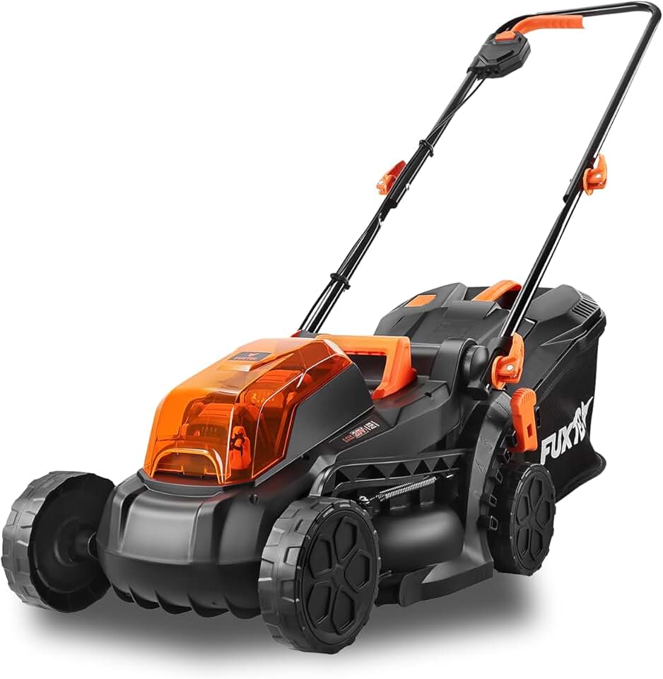 etevert - tondeuse à gazon batterie 33cm largeur, sans batterie FX-E1RM20