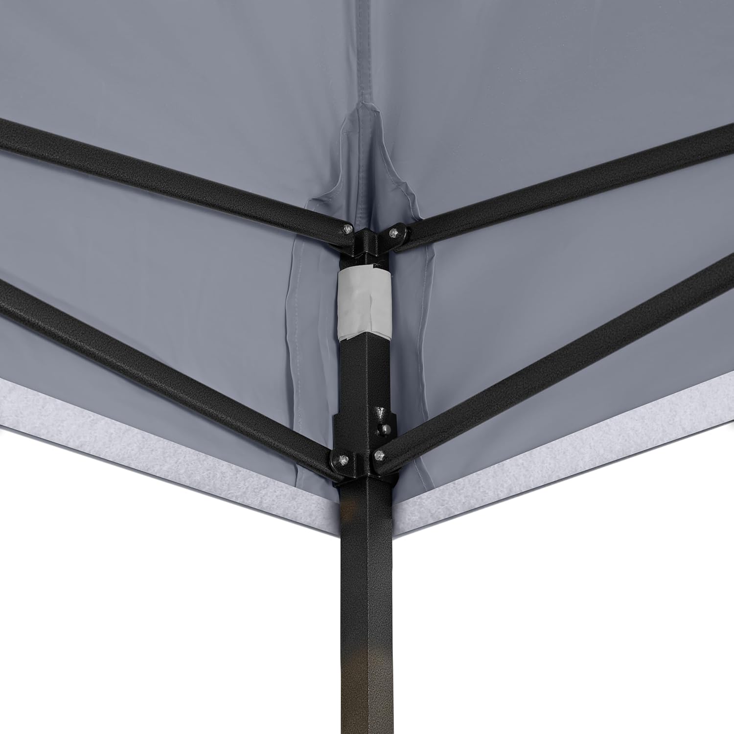 etevert - Tonnelle série résistante - 3x3m - étanche, gris métallisé
