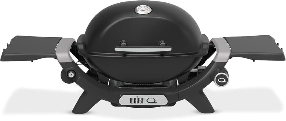 etevert - Q 1200N - barbecue gaz compact, fonte émaillée, allumage électronique