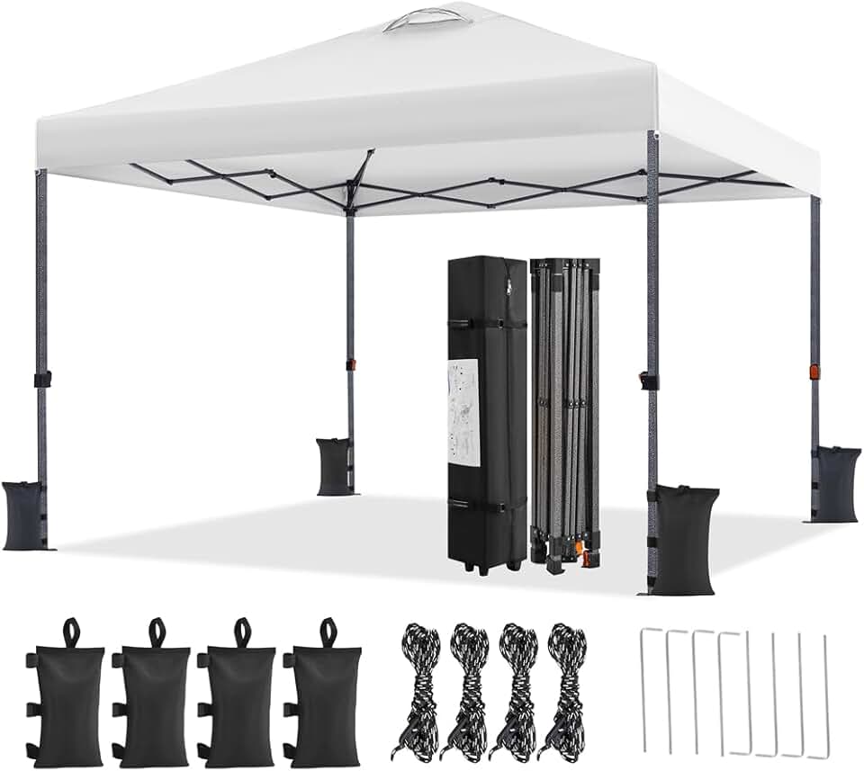 etevert - tonnelle pliante 3x3 m - imperméable, sac de transport