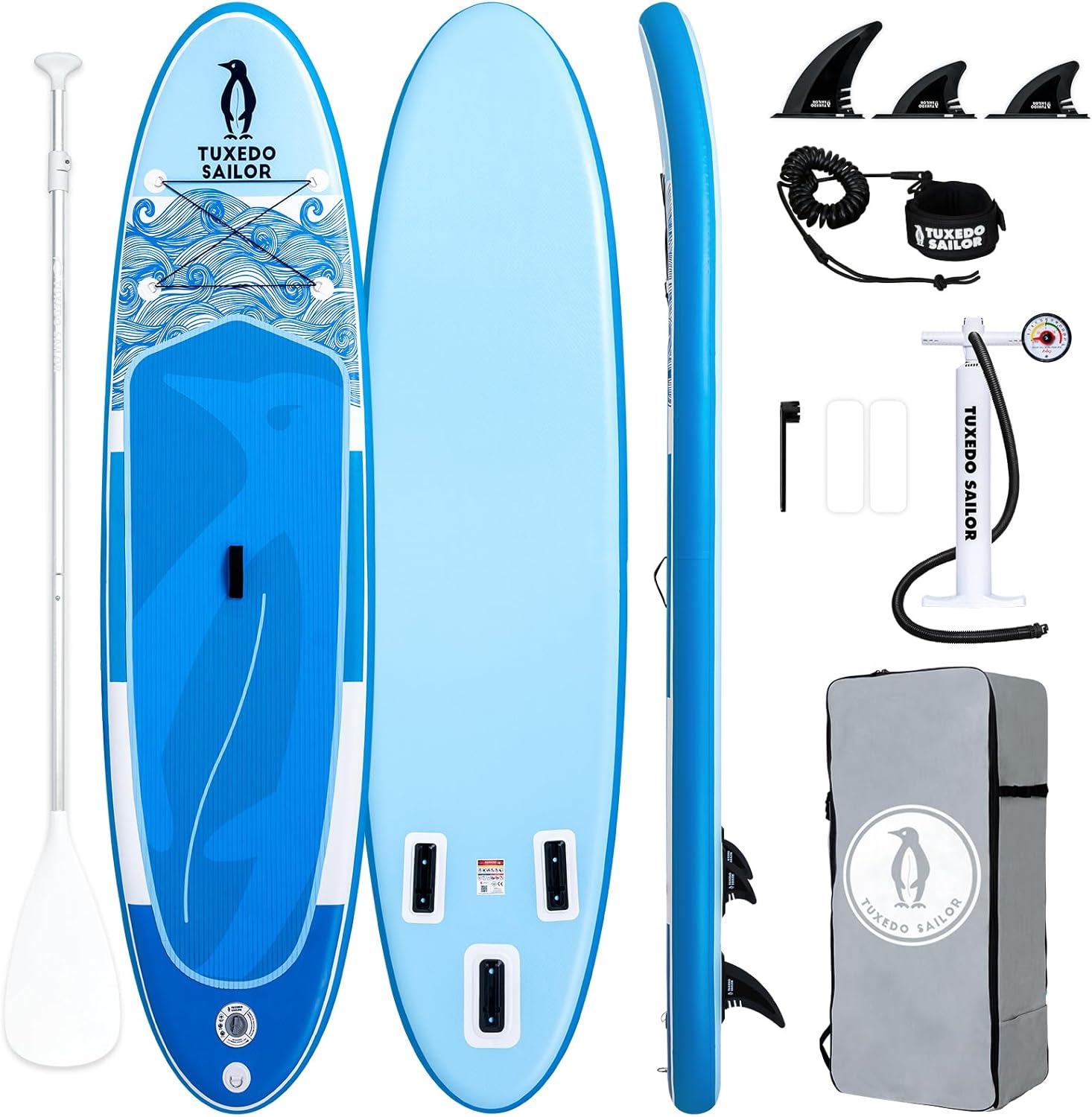 etevert - Paddle Gonflable Adulte - 320cm - SUP avec accessoires complets