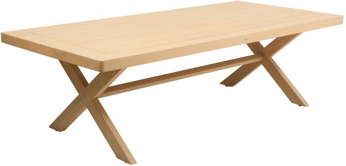etevert - Xenia table de jardin 10 places - eucalyptus - grande taille