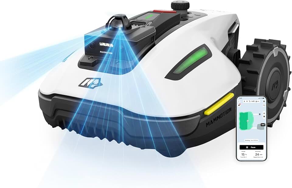 etevert - Yuka Mini 2 - 800 m² - navigation LiDAR, IA, DropMow, pente 45% - YUKA Mini 2 800